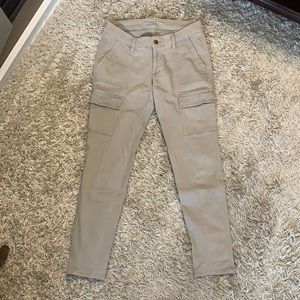 Old Navy Khaki pants. 7/8 length, straight fit.